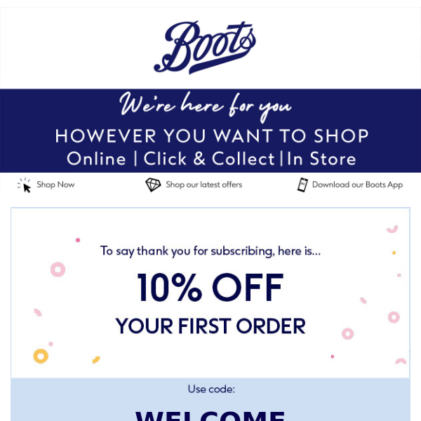 Welcome to Boots!