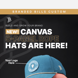 Customize our newest hat style