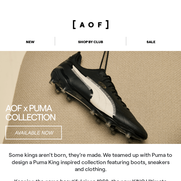 AOF x PUMA KING Collection