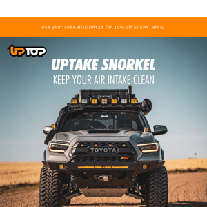 The upTAKE Snorkel on SALE!