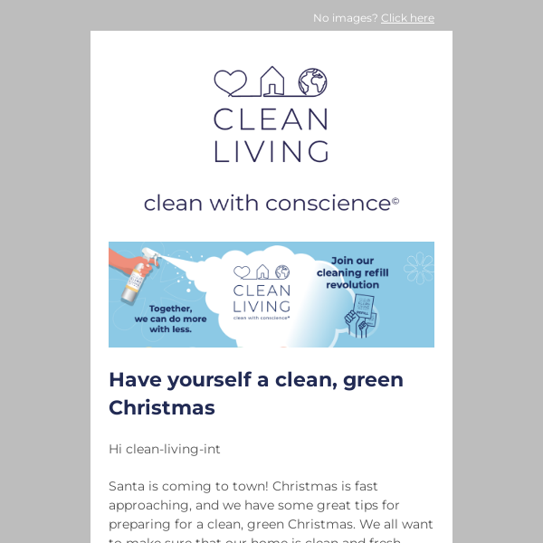 Have yourself a clean, green Christmas