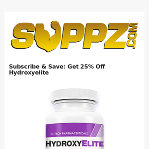 Subcribe & Save 25% on Hydroxyelite