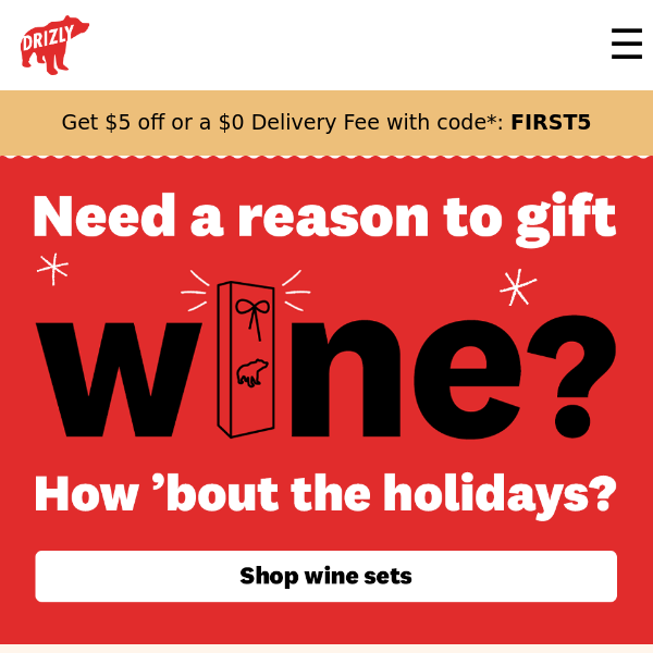 Give everyone on your list a premium wine set.