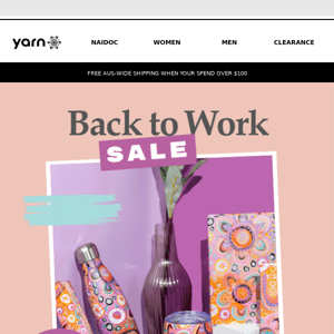 Huge Discounts on our Back to Work Sale! 💼