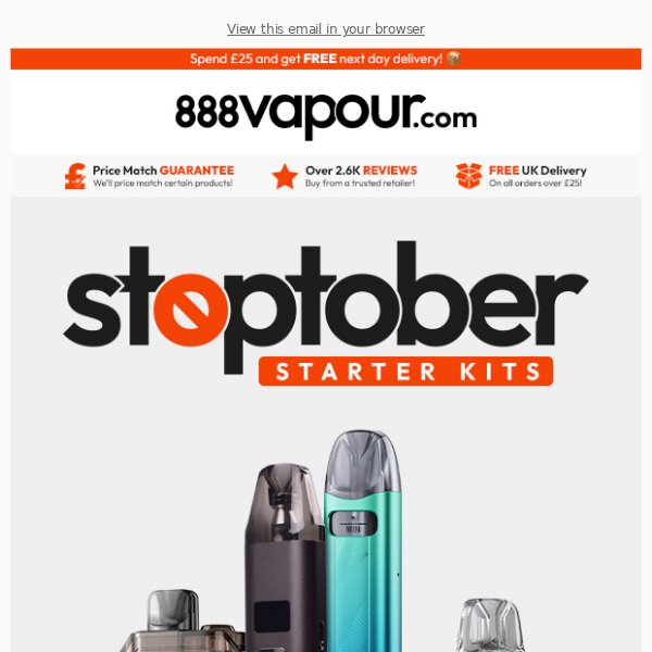 Kickstart Your No Smoking Journey with Stoptober Starter Kits! 🚭