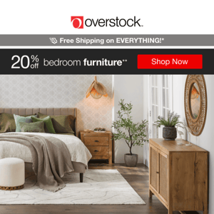 Hurry! 20% Off Bedroom Furniture!