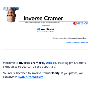 🙃 Inverse Cramer July 12