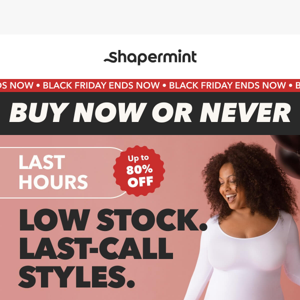 Final Countdown For Deals ⏱️ - Shapermint