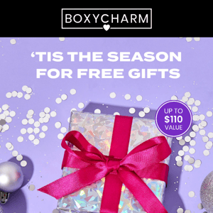 BOXY sent you a FREE holiday gift 🎁