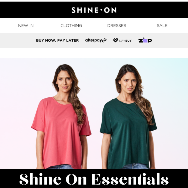 Shine On Essentials BACK IN STOCK 😱