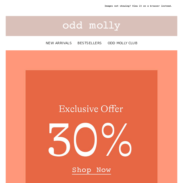 30% Off Odd Molly DISCOUNT CODES → (9 ACTIVE) Sep 2022