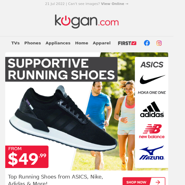 Running Shoes from $49.99 - ASICS, Nike, Hoka One One & More | Act Fast While Stocks Last