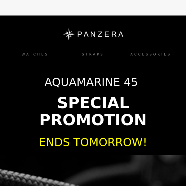 AQUAMARINE 45 Promotion Ends Tomorrow!