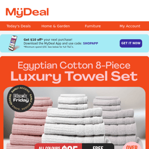 🏆 Best Seller: Egyptian Cotton Towels