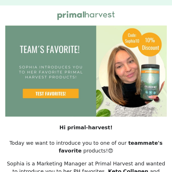 Transform your health with Sophia's favorite supplements!