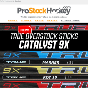 New TRUE Overstock Sticks — Colorful 9X Inventory!