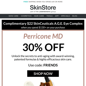 Don't Miss: 30% off Perricone MD 💥