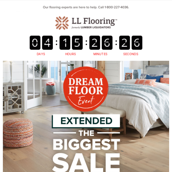 The Season's Biggest SALE | 300+ Floors up to 25% off
