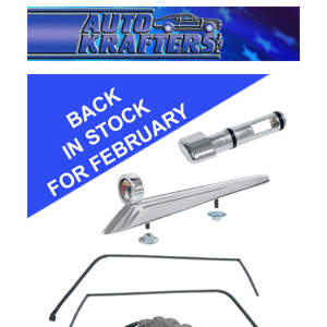 Check Out Some Back-In-Stock Parts for February