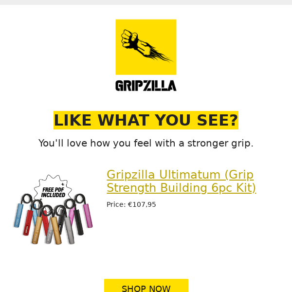 Still thinking about it Gripzilla?