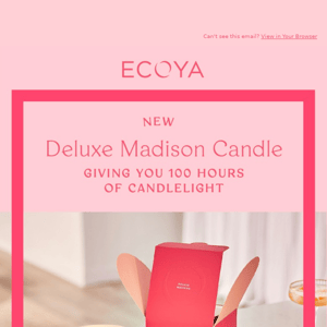 NEW! Deluxe Madison Candle in Guava & Lychee Sorbet
