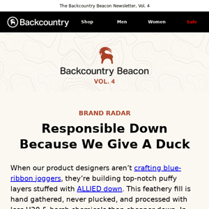 Responsible down, because we give a duck