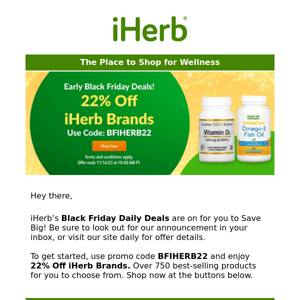 🍂 Save 22% on iHerb Brands, Over 750 Best Selling Products 🍂