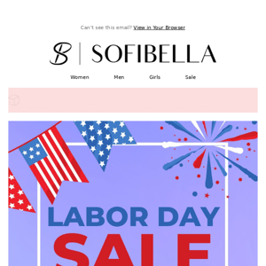 SALE! Our Labor Day Has Begun‼️