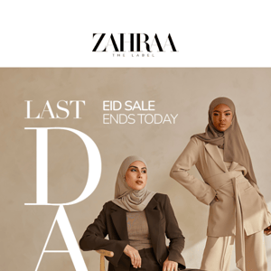 LAST DAY OF EID SALE ✨