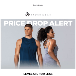 Hey Ryderwear, price drop alert 🚨