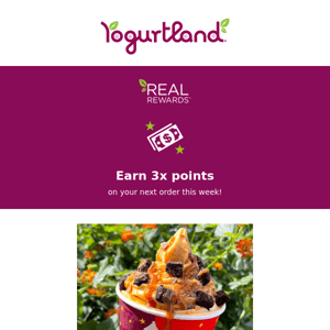 End the holidays strong with 3x points!