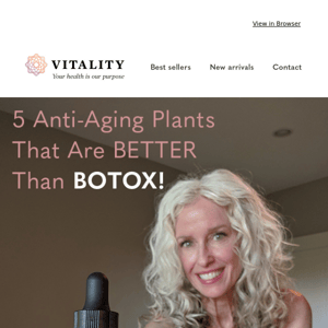 5 anti-aging plants that are BETTER than botox.
