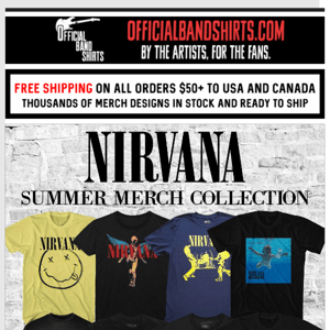 NEVERMIND! 🎸 The Summer '23 Nirvana Collection is HERE
