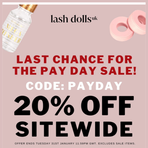 LAST CHANCE TO SAVE MONEY
