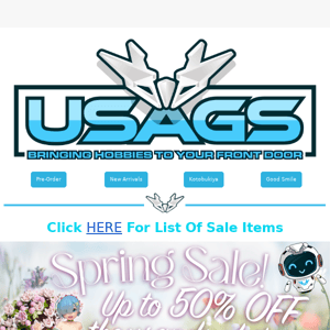 😍Up to 50% OFF Spring Savings Sale!