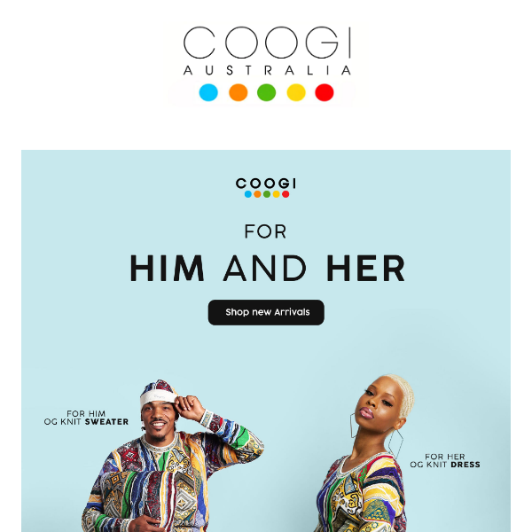 Fall in Love with Coogi: His and Hers Knitwear That Defines Elegance!