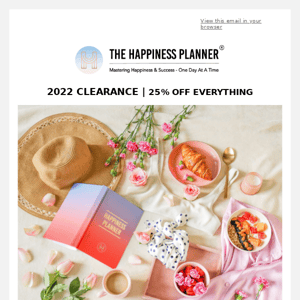 LAST DAY: 2022 Clearance | 25% Off Everything