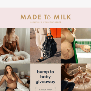 Enter the Bump to Baby GIVEAWAY