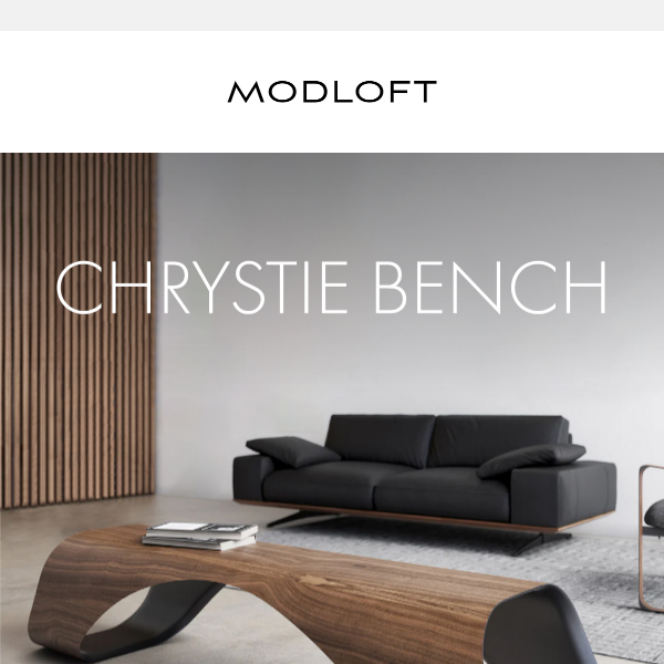 Discover the Artistry of Our Chrystie Bench