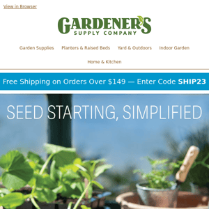 Seed Starting Success, Simplified!