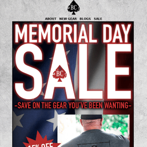 Memorial Day Sale Is Live!!