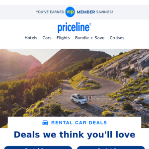 Time to book a rental car? We can help.