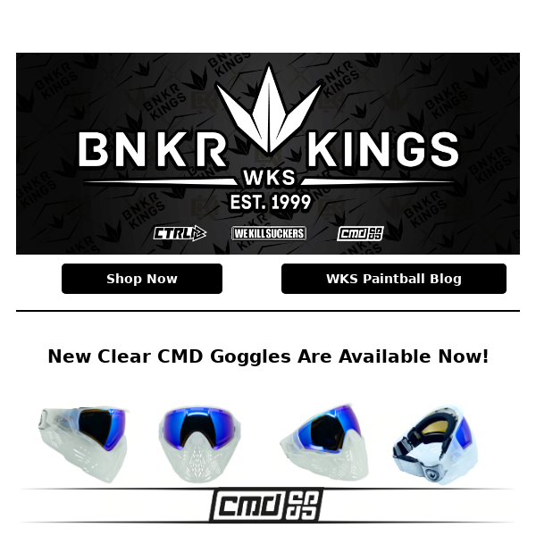 Clear CMD Goggles Are Now Available Now!