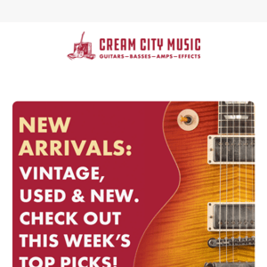 It's a special week for New Arrivals! – Check out our latest gear 🎸