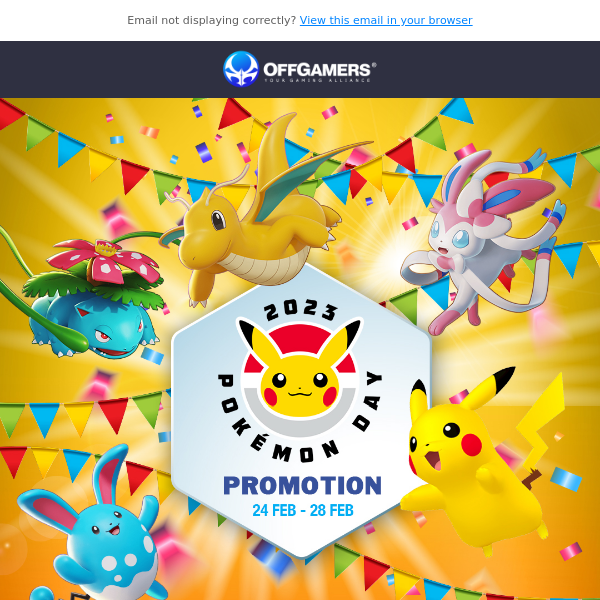 Pokémon Day Promotion | 宝可梦生日庆