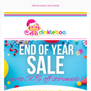 End of the year sale on now!