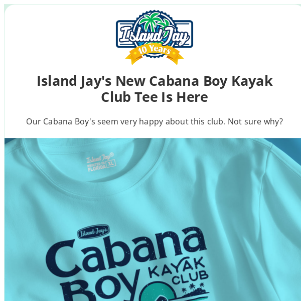 ❤️ Our New Cabana Boy Club Tee Is Here