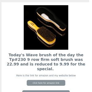 🔥🔥  Brush of the day Special  🔥🔥