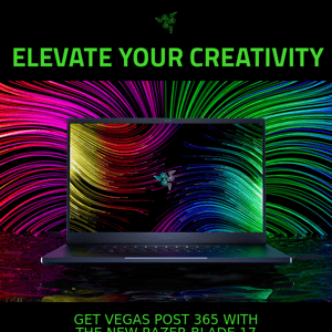 Last Chance to Get VEGAS Post 365 With the New Razer Blade 17