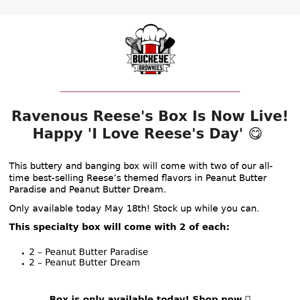 Happy I Love Reese's Day! 😍